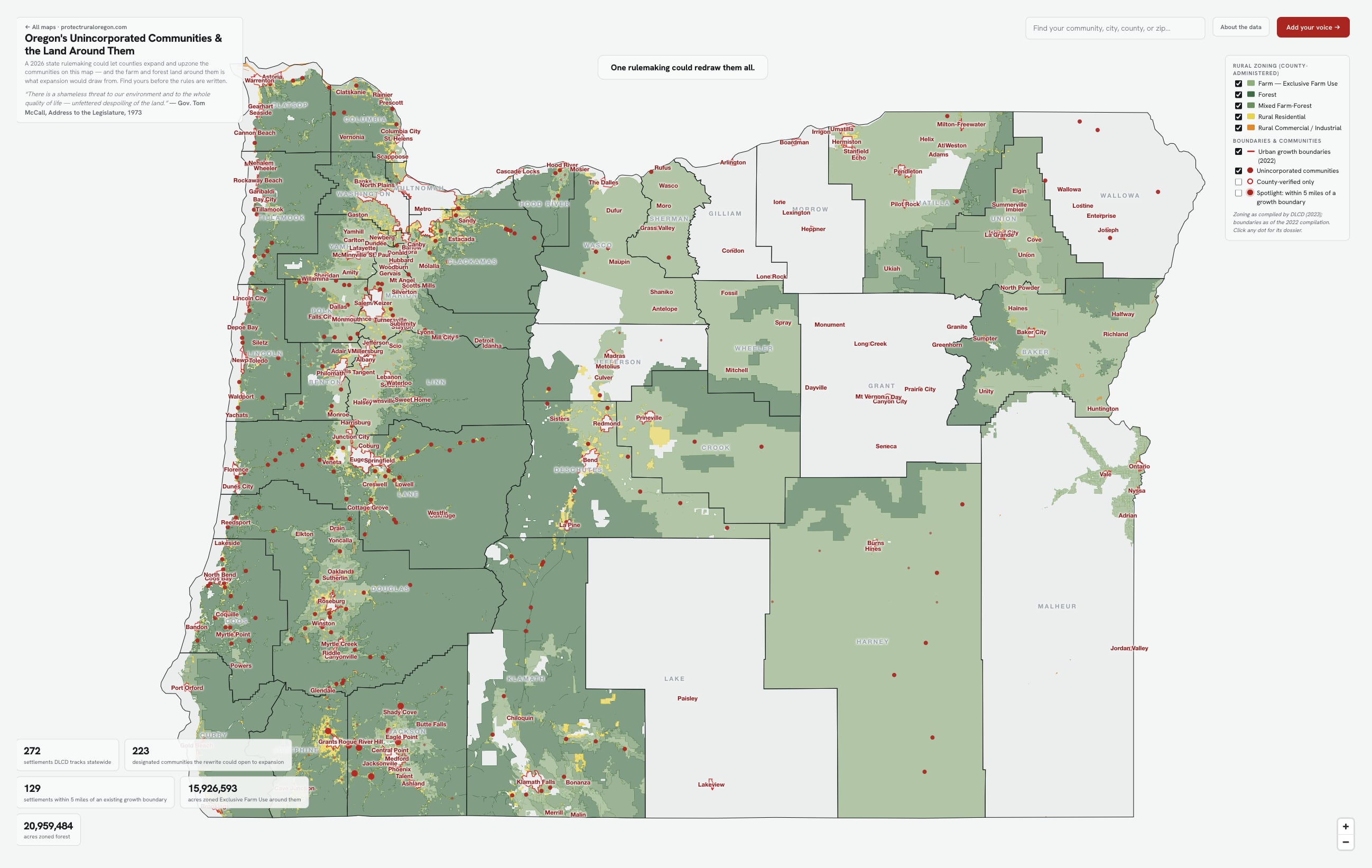 Preview: Statewide map — all 272 communities